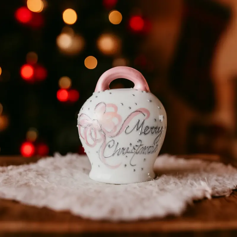 Sharon Campana Merry Christmas Cipria Porcellana 12cm