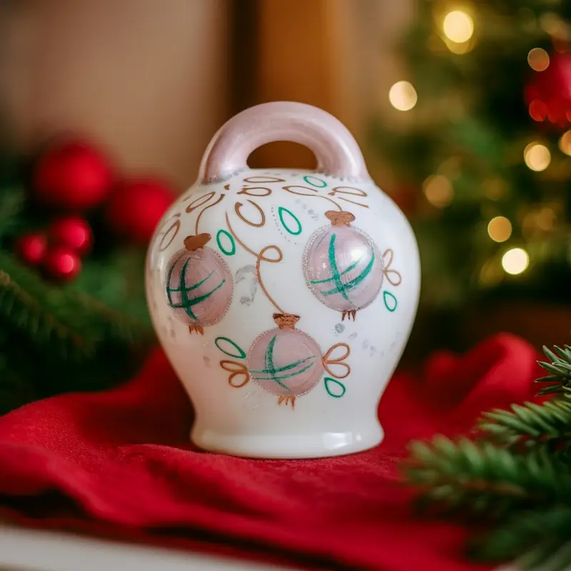 Sharon Campana Natale Cipria Decoro Palline 12
