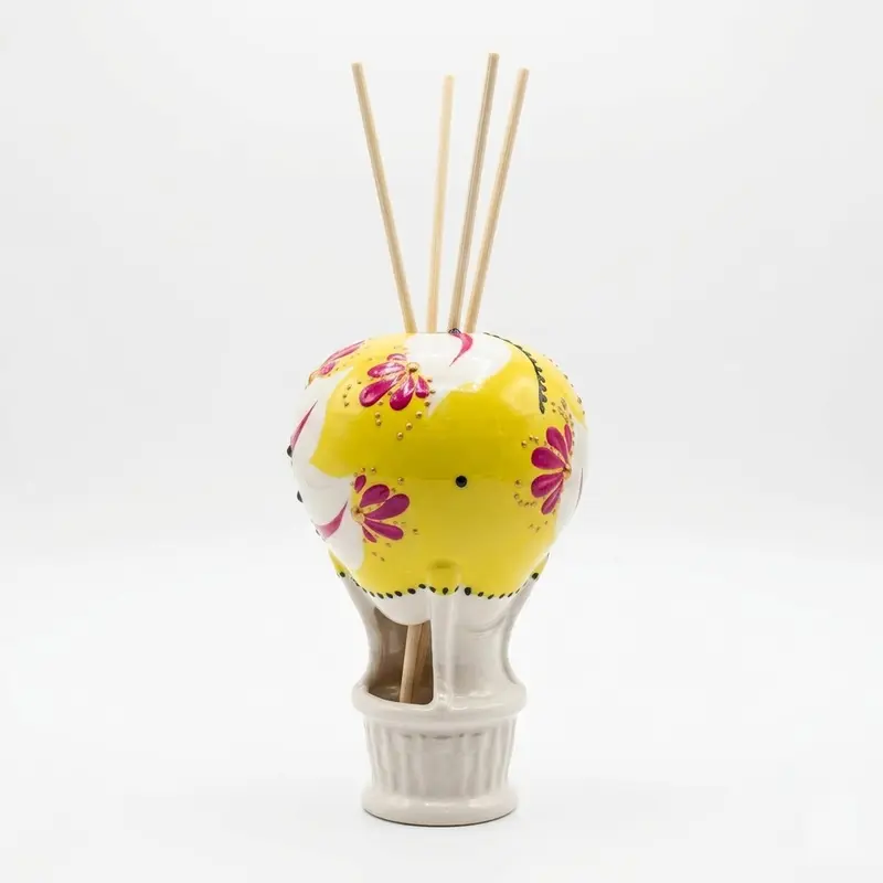 Sharon Mongolfiera Diffusore Aromi Ceramica H15x9 cm Tropical