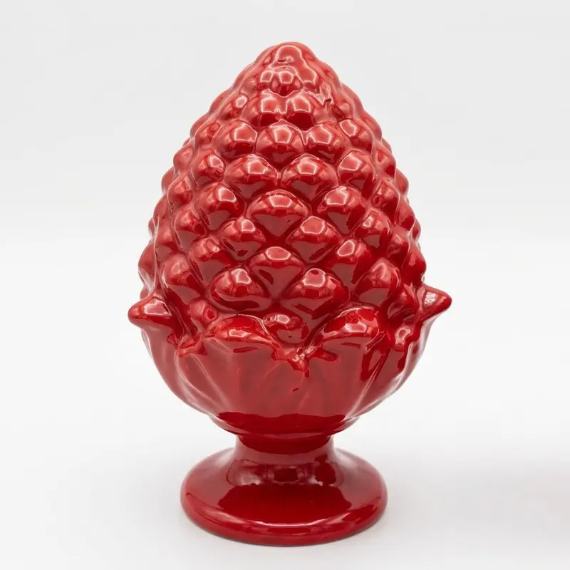 Sharon Pigna Portafortuna Ceramica Rosso H15 cm