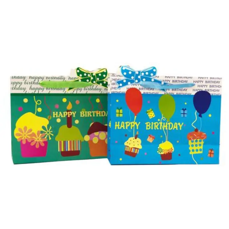 Shopper 32X25.5X11Cm Fantasia Compleanno X12