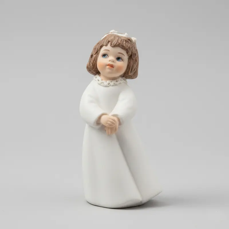 Sibania Statuina Porcellana Comunione H 9 Cm