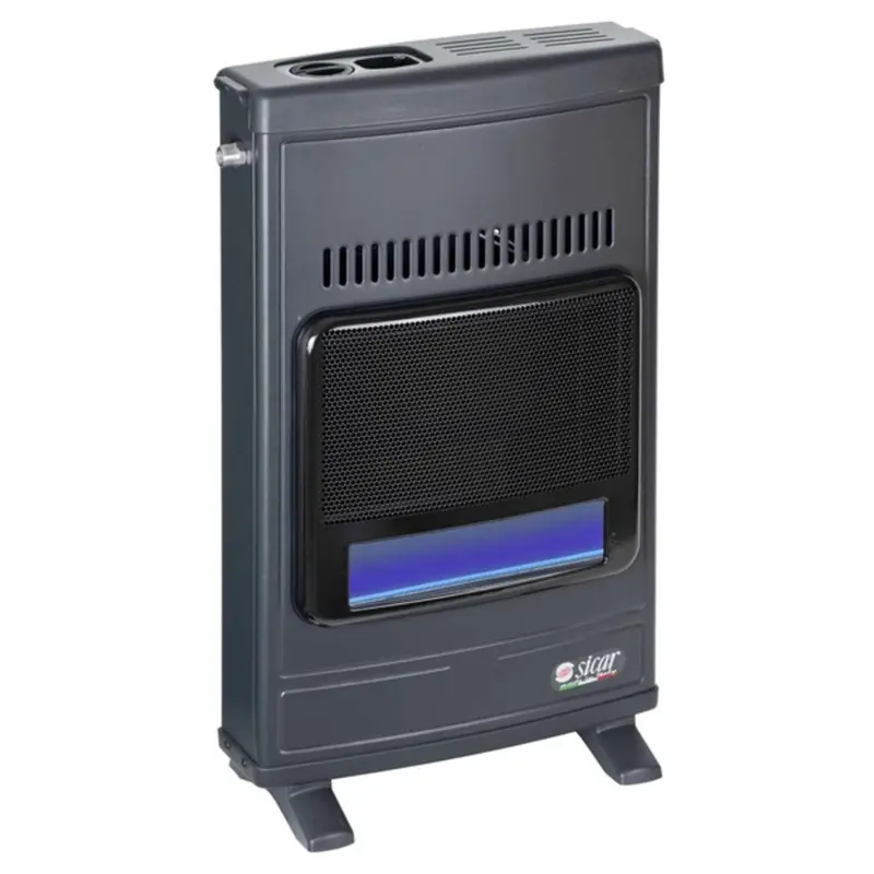 Sicar Stufa Blue-Flame Metano A Parete 4.100 W Col. Grigio