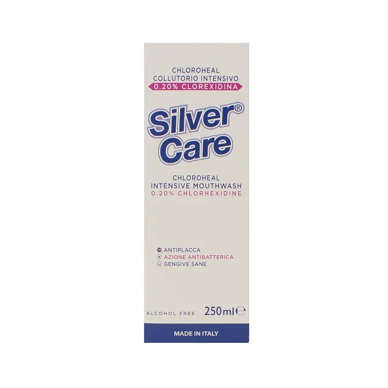 SILVER CARE COLLUTORIO INTENSIVO 0.20% CLOREXIDINA ALCOHOL FREE 300 ML
