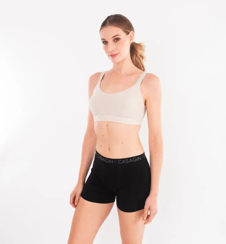 Slip boxer mestruale cotone biologico Notte e Giorno