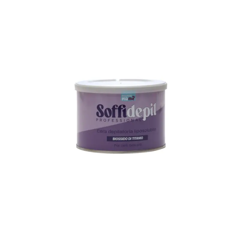 SOFFIDEPIL CERA DEPILATOIRA TITANIO VASO 400 ML