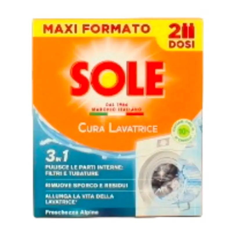 SOLE CURA LAVATRICE LIQUIDO CLASSICO ML.250x2 TRATTAMENTI