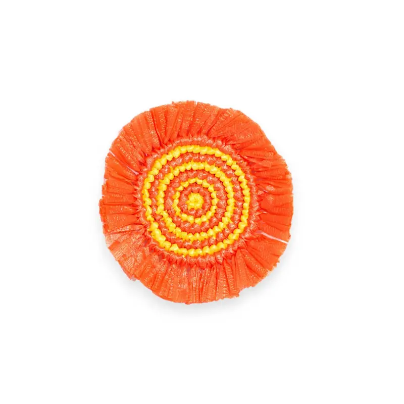 Sottobicchiere intrecciato arancione