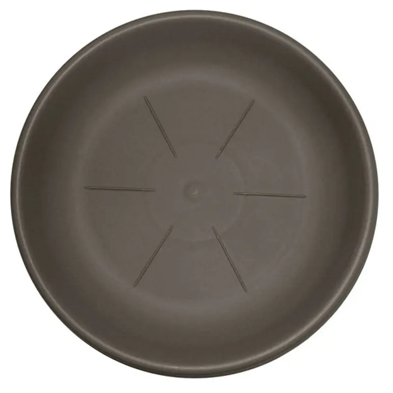 Sottovaso Tondo Terra-Fly-Hedera Col. Cappuccino Ø Cm. 35