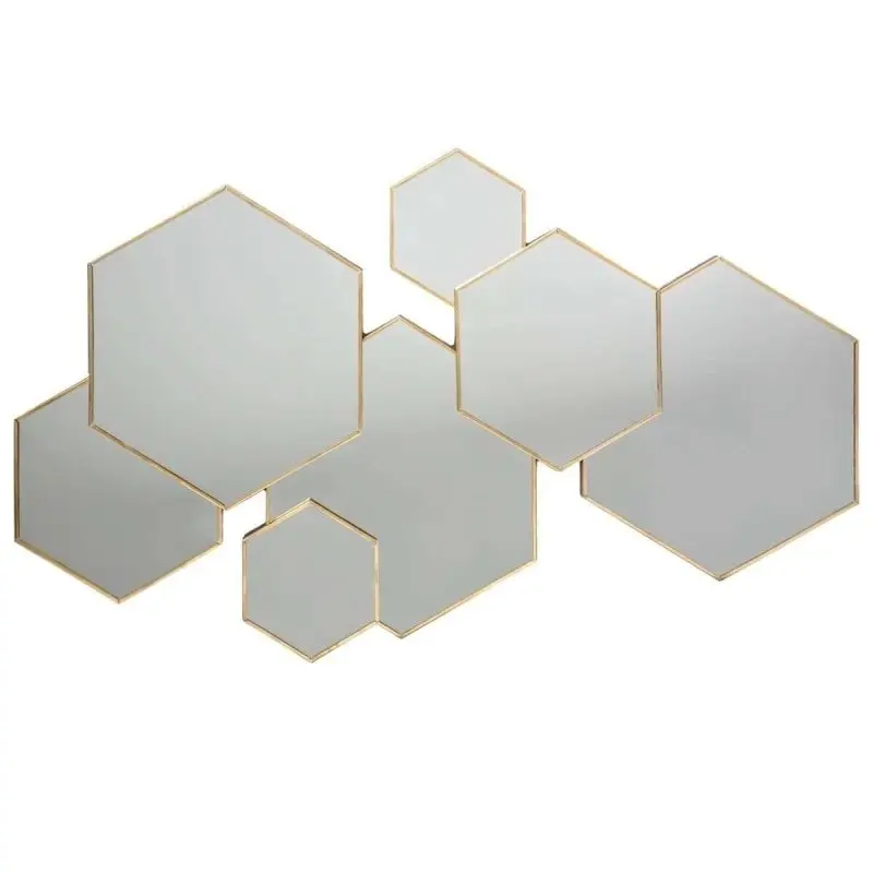 Specchio multiplo esagoni | rohome