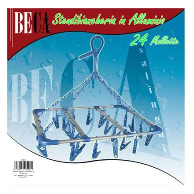 Stendibiancheria Rettangolare In Alluminio 24 Mollette 08900