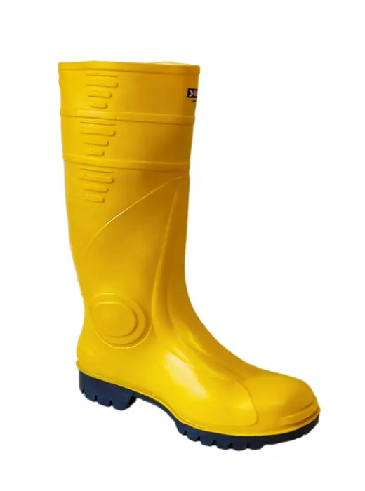 Stivali di Sicurezza Gialli in Pvc Taglia 40