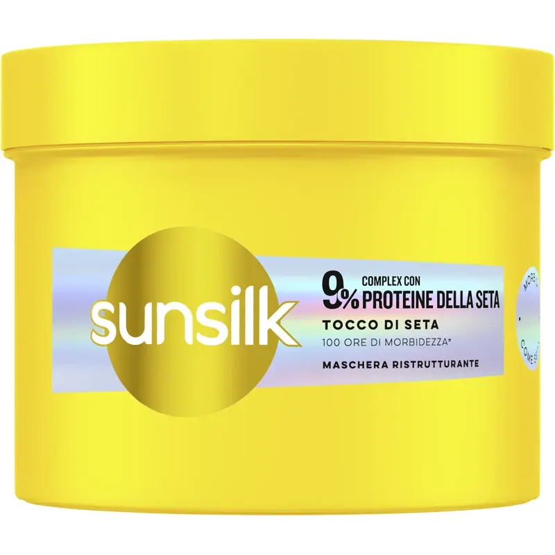 SUNSILK MASCHERA CAPELLI TOCCO DI SETA RISTRUTTURANTE 440 ML