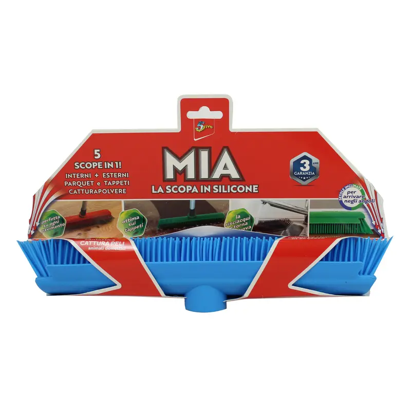 SUPER FIVE SCOPA MIA IN SILICONE PER INTERNI ED ESTERNI