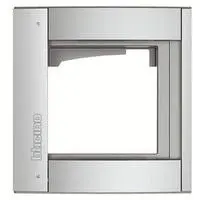 Supporto con Cornice BTicino Terraneo 350211 - 1 Modulo Sfera Allmetal