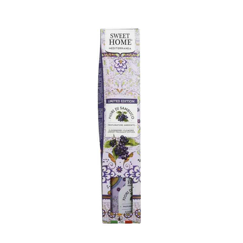 SWEET HOME PROFUMATORE AMBIENTE CON BASTONCINI FIORI DI SAMBUCO 100 ML