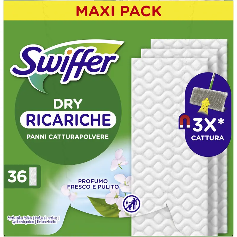 SWIFFER DRY CATTURAPOLVERE 36 PANNI