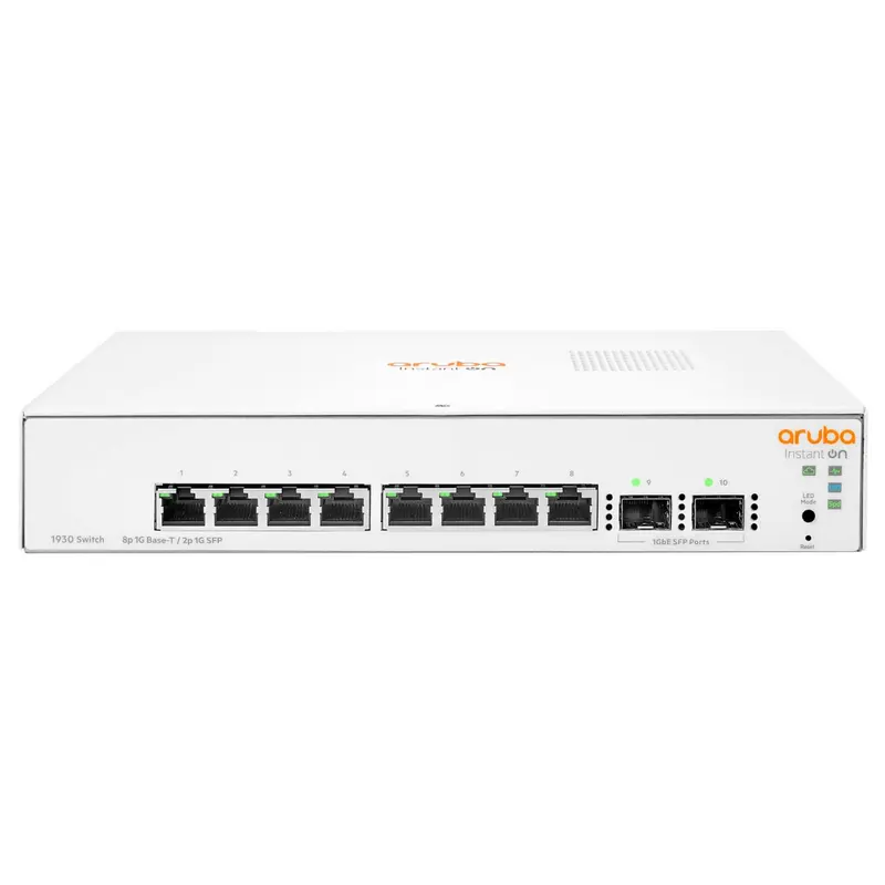 SWITCH 8P GIGABIT 2UPLINK ARUBA INS TANT-ON 1930