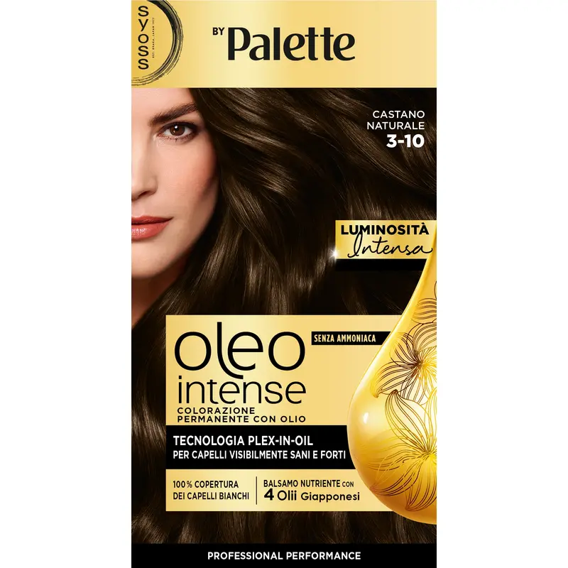 SYOSS by PALETTE OLEO INTENSE SENZA AMMONIACA COLORAZIONE PERMANENTE CON OLIO 3-10 CASTANO NATURALE
