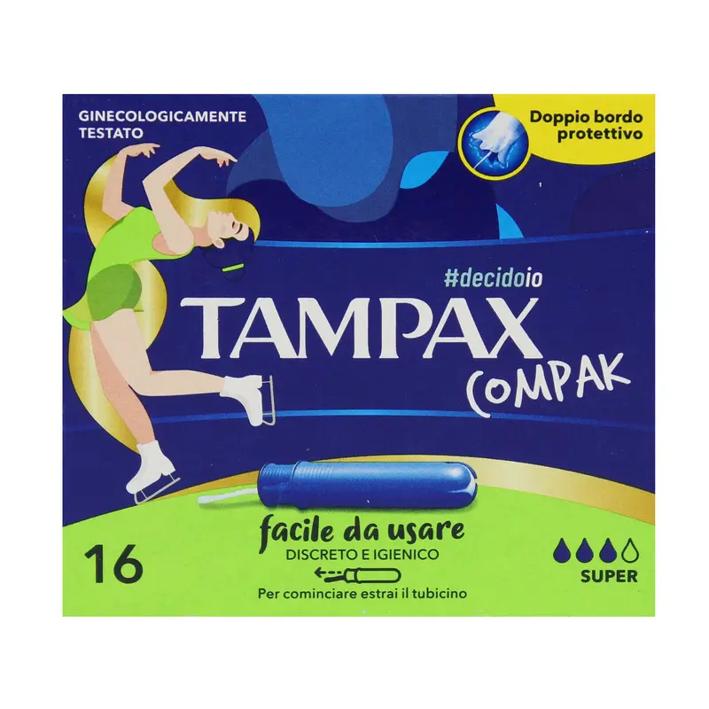 TAMPAX COMPAK SUPER ASSORBENTI INTERNI 16 PZ