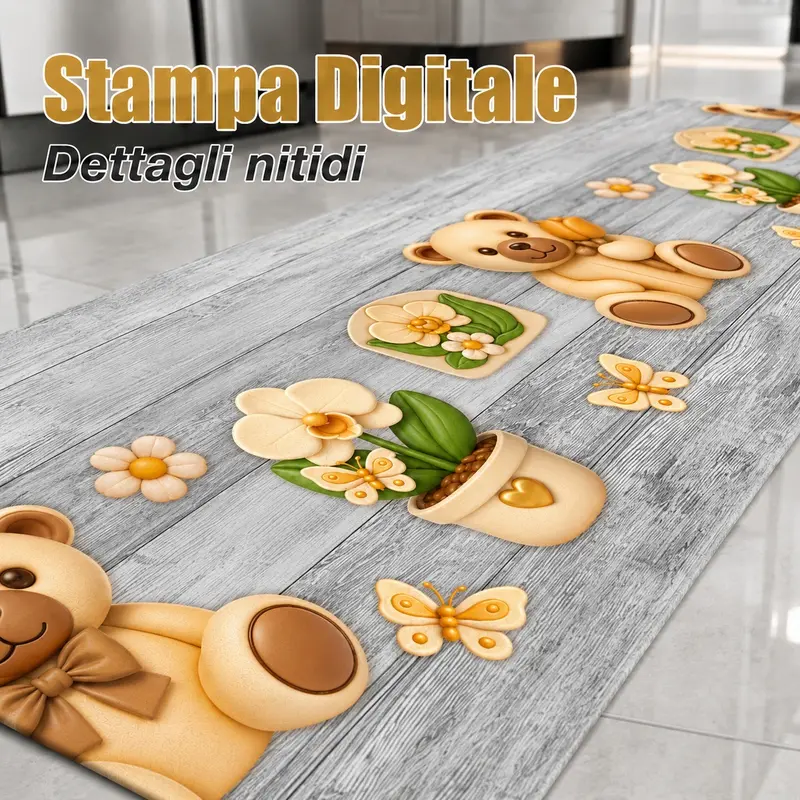 Tappeto da cucina Teddy al metro