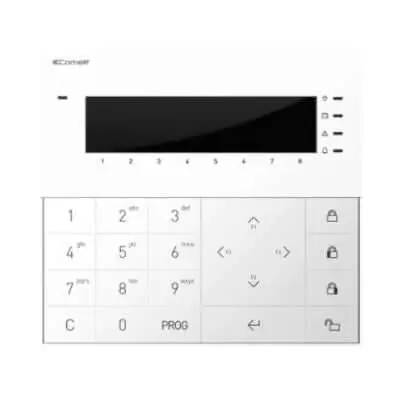 Tastiera LCD COMELIT VEDOKP Soft-Touch Serie VEDO BUS - 4 LED 2 Ingressi Programmabili Tamper Antintrusione
