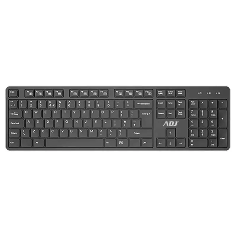 Tastiera Wireless Silent Key Bk 103 Tasti Ultra Slim Plug&Play Adj