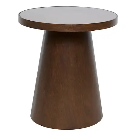 Tavolino da salotto in legno scuro e vetro | Rohome