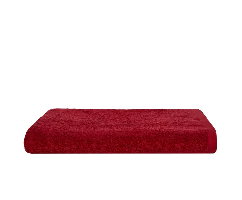 Telo bagno mare spiaggia doccia asciugamano soffice morbido assorbente resistente 100% cotone BORDEAUX