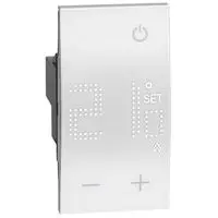Termostato BTicino KW4441 Living Now - Elettronico Ambiente 1P NA+NC 2A 230V Bianco