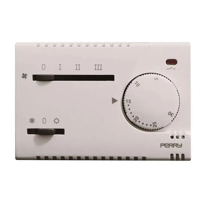 Termostato Digitale Perry TEF365/MC – Incasso per Termoventilatore Universale Professionale