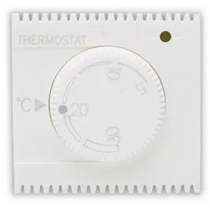 Termostato Elettronico AVE 441085 Rotativo Bianco 2 Moduli - Domus Touch