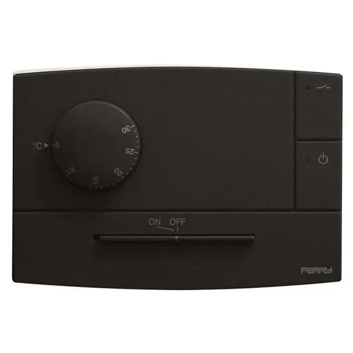 Termostato Elettronico Perry TE501A – Parete ON/OFF Antracite