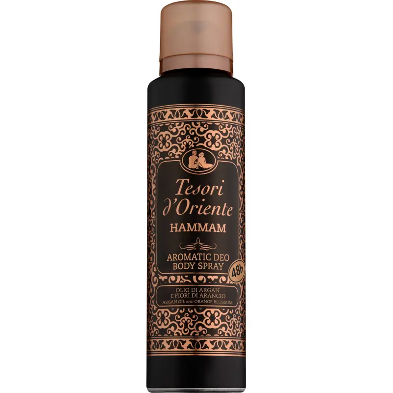 TESORI D'ORIENTE DEODORANTE SPRAY 48h HAMMAM OLIO DI ARGAN E FIORI DI ARANCIO 150 ML