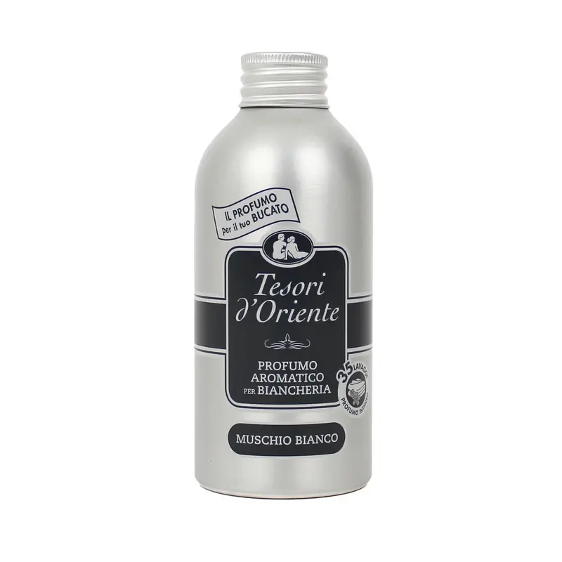 TESORI D'ORIENTE PROFUMO AROMATICO MUSCHIO BIANCO PER BIANCHERIA PER IL BUCATO 35 LAVAGGI 250 ML
