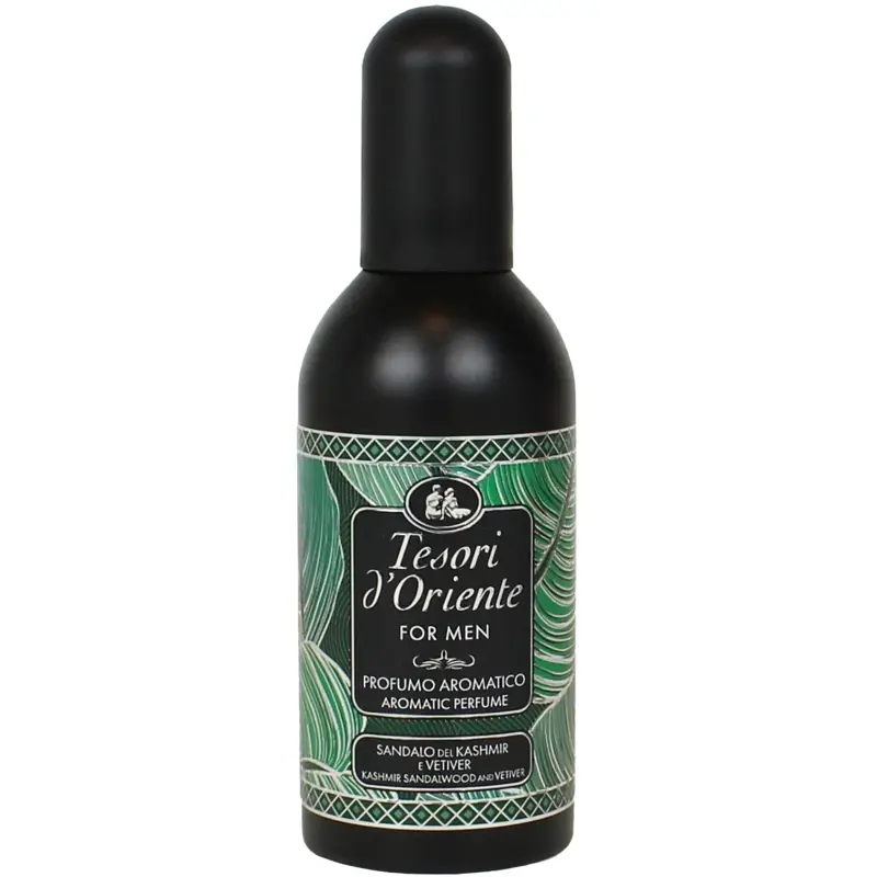 TESORI D'ORIENTE PROFUMO FOR MEN AROMATICO DEODORANTE SANDALO KASMIRE E VETIVER 100 ML