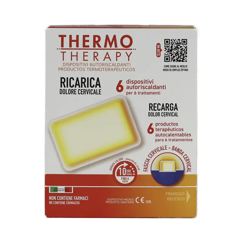 THERMO THERAPY RICARICA PER FASCIA CERVICALE 6 DISPOSITIVI AUTORISCALDANTI