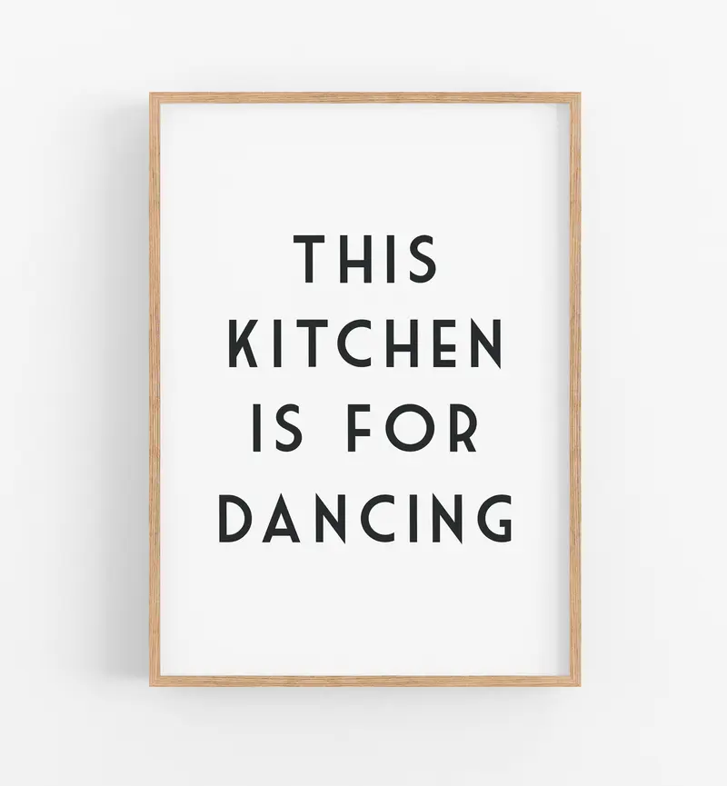 This kitchen is for dancing PROMO