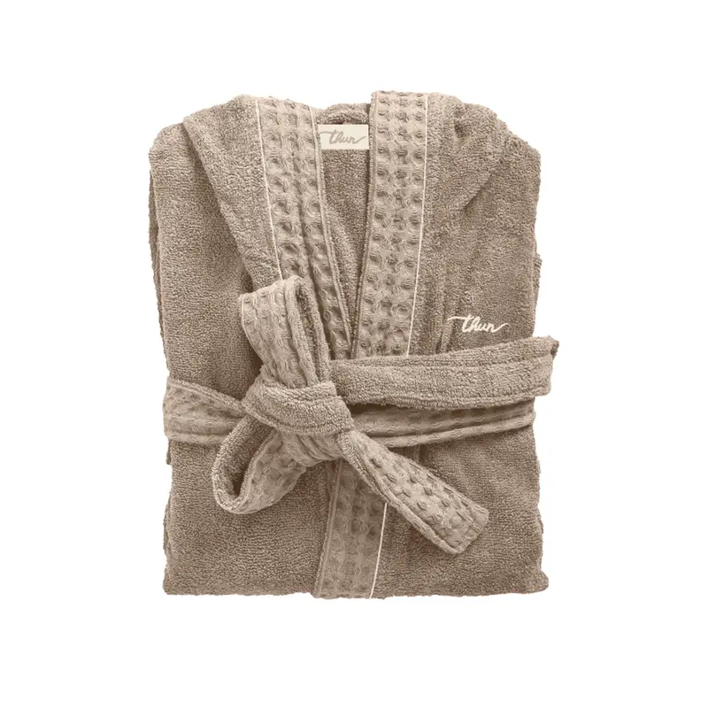 Thun - Accappatoio in spugna Iconic Elegance beige s/m | Rohome