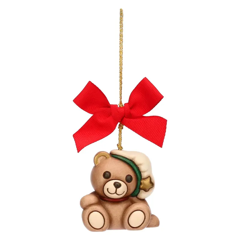 Thun - Addobbo natalizio Teddy chef in ceramica, piccolo | Rohome