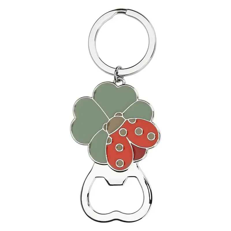 Thun - Apribottiglia quadrifoglio e coccinella in metallo | Rohome