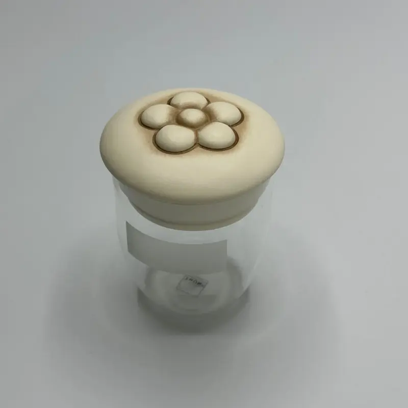 Thun - Barattolo con coperchio in ceramica margherita | Rohome