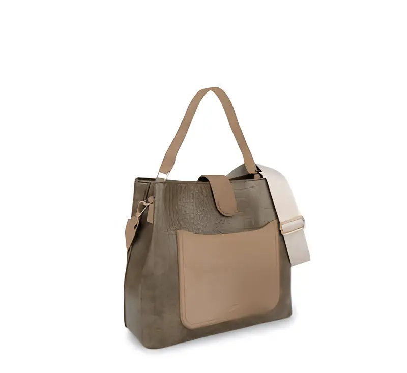 Thun - Borsa con Tracolla e Maniglia con Stampa Effetto Rettile | Rohome