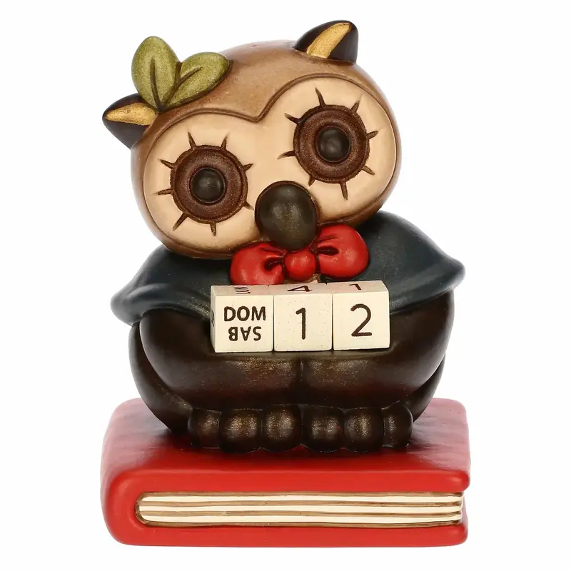 Thun - Calendario laurea con gufo Lucky in ceramica | Rohome