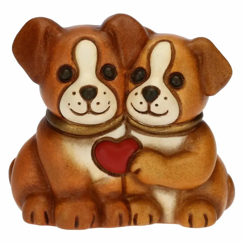 Thun - Coppia cani mini animali in ceramica | Rohome