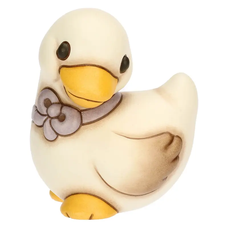 Thun - Oca Julie in ceramica con fiocco lilla seduta | Rohome
