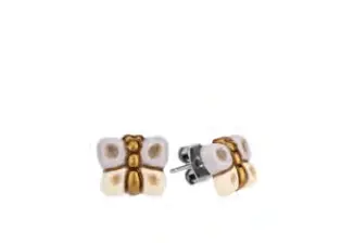 Thun - orecchini con pin farfalla ceramica | rohome