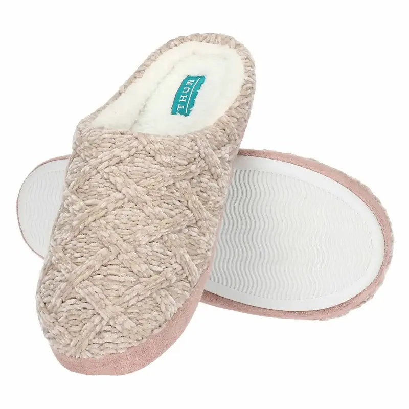 Thun - Pantofole intreccio rosa linea abbracciami | Rohome
