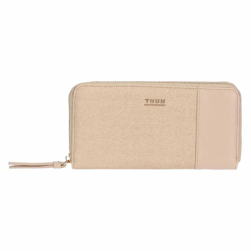 Thun - Portafoglio con zip tortora | Rohome