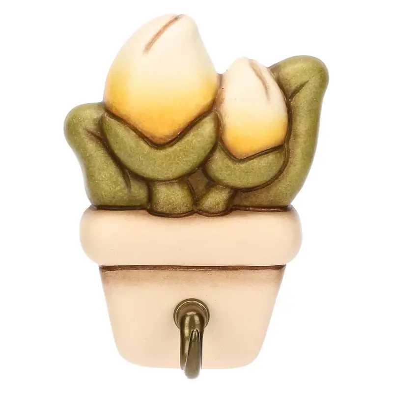 Thun - portastrofinacci 1 gancio fiori country bloom | Rohome